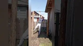 Наконец-то мечта сбылась. 🤘😊 #интересно#турник #деревня