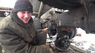 Редуктор ГАЗ 3309 ГАЗ 53. Замена прокладки редуктора.