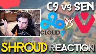 SHROUD REACTION TO Cloud 9 vs Sentinels - VALORANT HIGHLIGHTS