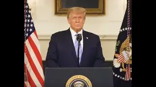 President Trump Addresses The Capitol Protest And The Future