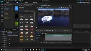 Cyberlink Power director 15 text tutorial