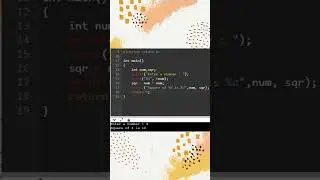 C program to find square of number // C programming // C tutorials
