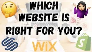Shopify vs Squarespace vs Wix / Comparing Websites / Website Builder Reviews / How Much Does it Cost