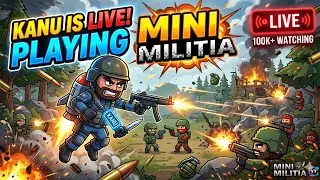 PLAY WITH ME! 🔫 Mini Militia Live Custom Rooms (Join Now!)