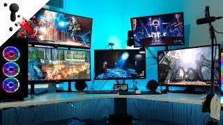2020 Setup Tour with 5 Monitors thanks to BenQ (sponsored, almost)