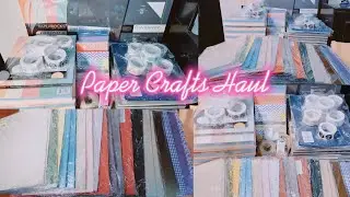 Arts and Crafts Supply Haul| Michael's Recollections Paper Crafts Haul