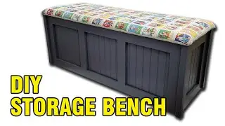 How to Build an End of Bed Storage Bench
