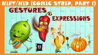NIFT NID ENTRANCE EXAM PREPARATION 2025 - COMIC STRIPS PART 1