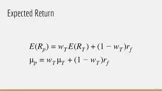 4.18.  Portfolio with a Risk Free Asset and Tangency Portfolio