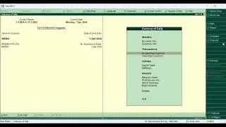 Memo vouchers in tally erp 9#kannada #karnataka #ಕನ್ನಡದಲ್ಲಿ #tally#memo#vouchers