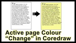 How to Change drawing page color in Coreldraw | Small tips | IN HINDI
