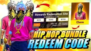 Hiphop Bundle Redeem Code - Garena Free Fire