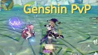 Genshin now has a PVP mode! Lisa vs Yae Miko