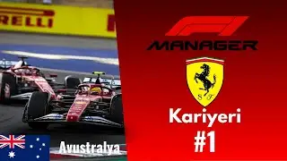 FERRARİ'Yİ KURTARMAYA ÇALIŞIYORUZ! F1 Manager Ferrari Kariyeri #1