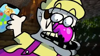 Wario Falls Down the Stairs While Playing Candy Crush || Animated