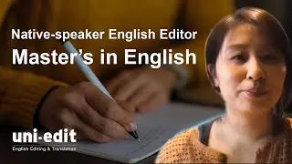 English Editor for academic journal papers | Masters in English
