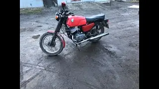 Двигатель Ява (Jawa) 350/634 тест 18.03.2020 после ремонта (г. Омск)