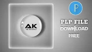 How to Make Water Drop Logo in Pixellab || Water Drop Logo Plp file 