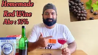How to make Red Wine at Home l Easy Red Wine at Home l Frisky Friday 