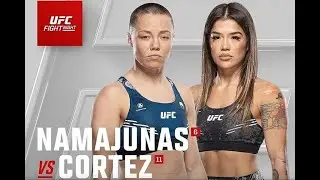 UFC Fight Night Namajunas vs  Cortez Prediction