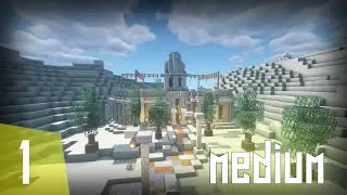 Стартовый дом из песчаника в Minecraft