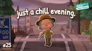 Chill Evening on Cinnamon Island 🌙🍂 | #25 (Animal Crossing & chill vibes)