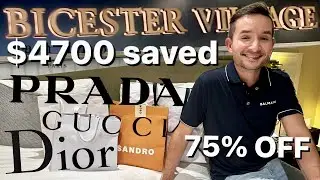 Luxury Shopping Haul at Bicester Village 🇬🇧 | $4700 Saved, 75% OFF | Carlo&Seb