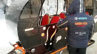 Сани с поворотной тележкой 