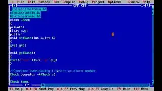 Operator Function as Member function and/or Friend Function with example c++