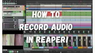 How To Record Audio In Reaper!