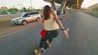 Sunset Rides #surfskate #smoothstar