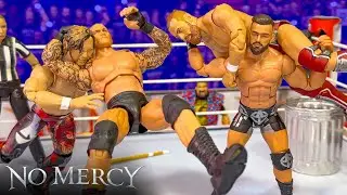 Randy Orton vs Daniel Bryan vs Austin Theory vs Kenny Omega Action Figure Match!