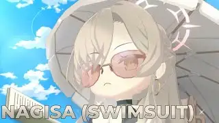 Nagisa Swimsuit (Skill Info with Translation and EX Animation) | Blue Archive 4.5 Anniversary