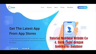 Part 4 - Membuat Form Login dan Koneksi ke Database | Tutorial Website .NET (C#)