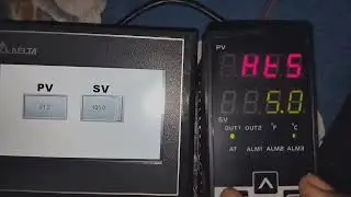 Modbus Communication RS485 Between  Delta DTB And Delta Hmi || Temperature Controller|| Hmi