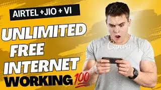 Airtel + Vi + Jio Free Unlimited Internet Trick 2023