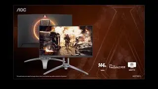 AOC AGON AG273QCX 27" 144Hz Gaming Monitor with FreeSync 2