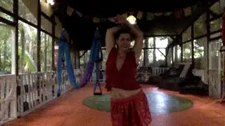 SWINGING IN THE YOGA STUDIO