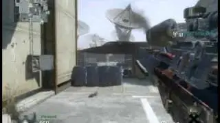 two kills with one sniper shot on black ops hanger 18 ps3