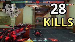 Valorant - 28 Kills As Chamber Haven Full Gameplay (No Commentary)