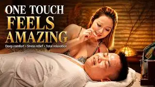 Sexy and cool lady gave me a full body massage