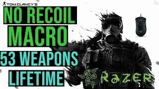 Recoil Script/Macro for Rainbow Six Siege! (Undetected 2025) MOUSES RAZER