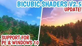 Bicubic Shaders V2.5 Update! Super Ultra Realistic Graphics Shader For MCPE & MC WIN10 V1.14 - 1.16