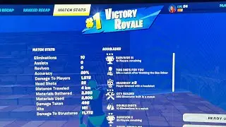 all the clips I got from this 10 kills ranked win in fortnite