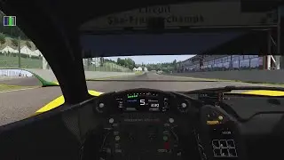 Assetto Corsa Spa-Francorchamps McLaren P1 GTR (Dry) Track Guide (Hotlap + Telemetry)
