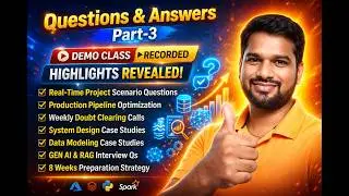 Data Engineering Interview Cracking Crash Course Demo Call Recorded P3