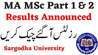 MA MSc Results 2022 Today Results Sargodha University Check Result UOS MA MSc Results UOS 2022