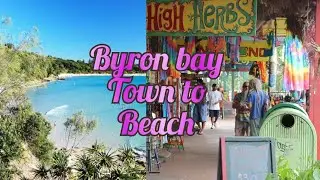 4k Famous Byron Bay Town to Beach walk 2023 Australia 