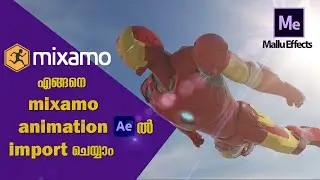 How to import mixamo animation into after effects | Element 3d | VFX