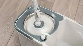 Швабра Home One, двойное ведро с отжимом в центрифуге